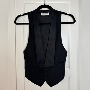 Saint Laurent Satin Vest Size Small